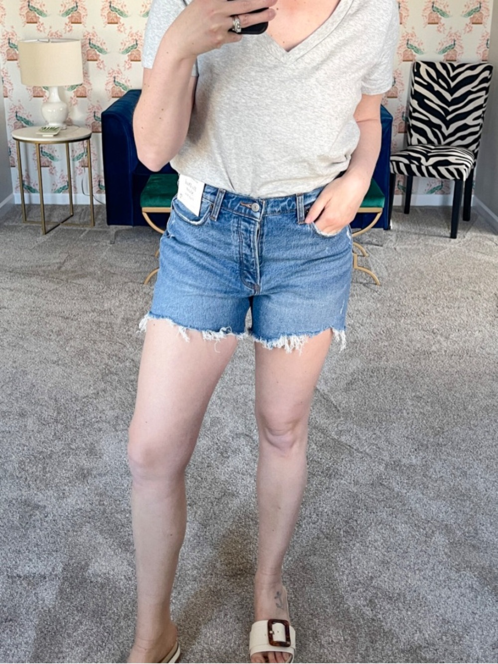 ABERCROMBIE & FITCH THE CUTOFF SHORT HIGH RISE